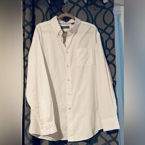 Daniel Cremieux Signature Collection White Button-Down Shirt XL